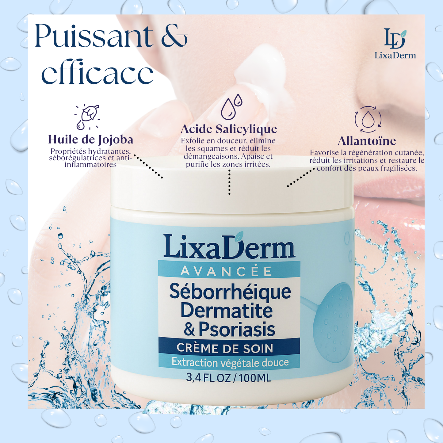 Crème Apaisante Dermatite Séborrhéique & Psoriasis